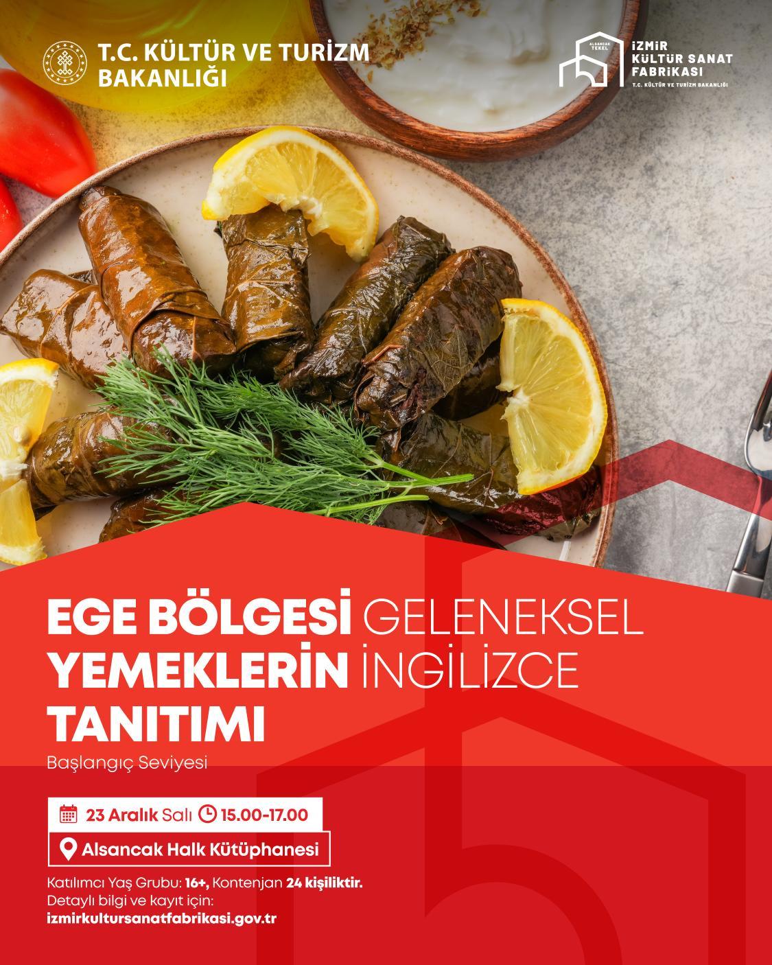 Ege Bölgesi Geleneksel Yemeklerin İngilizce Tanıtımı