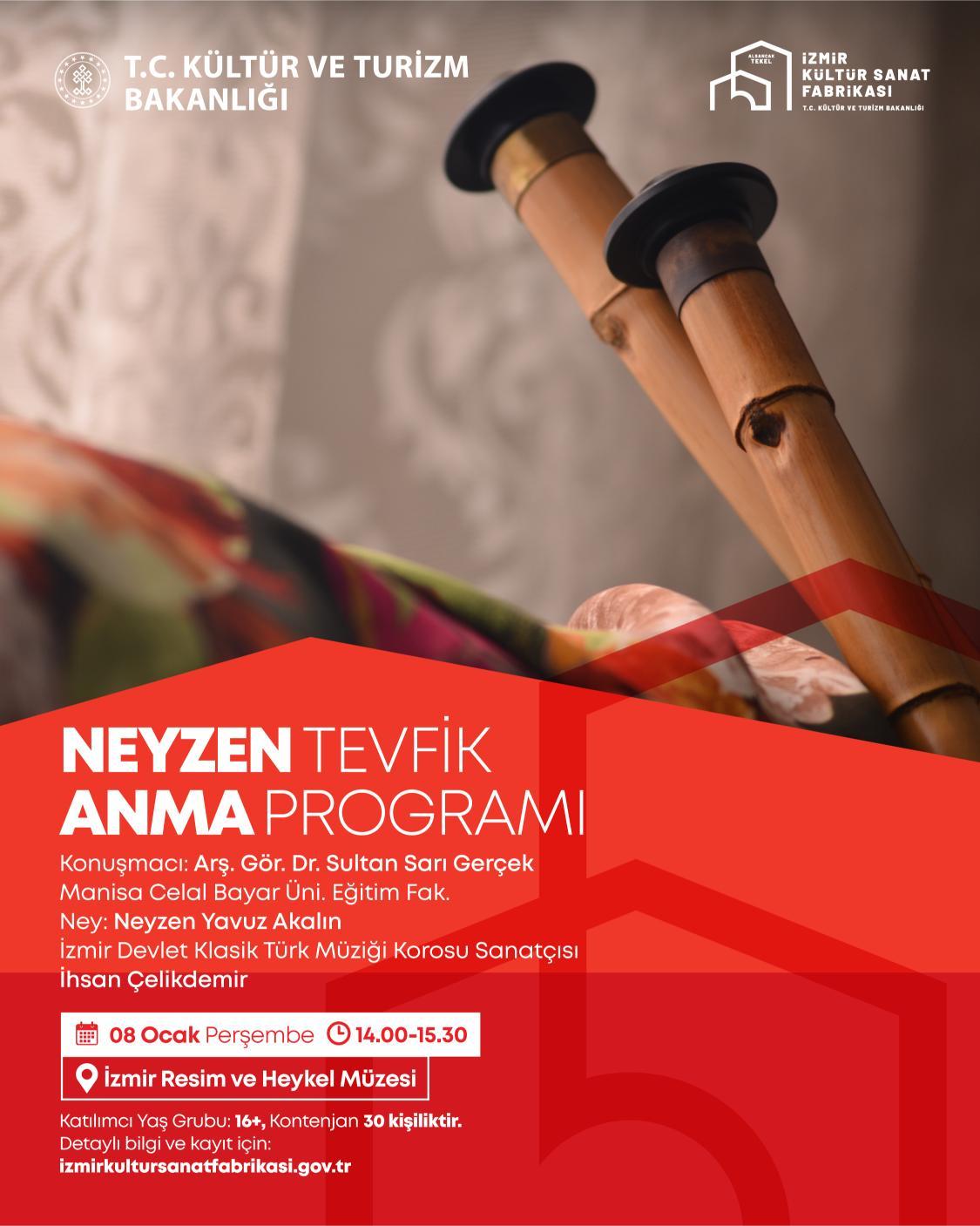 Neyzen Tevfik Anma Programı