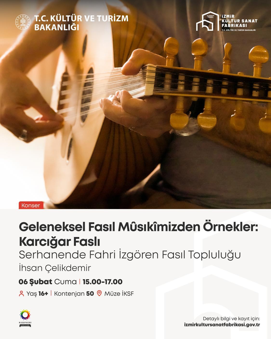 Geleneksel Fasıl Mûsıkîmizden Örnekler: Karcığar Faslı