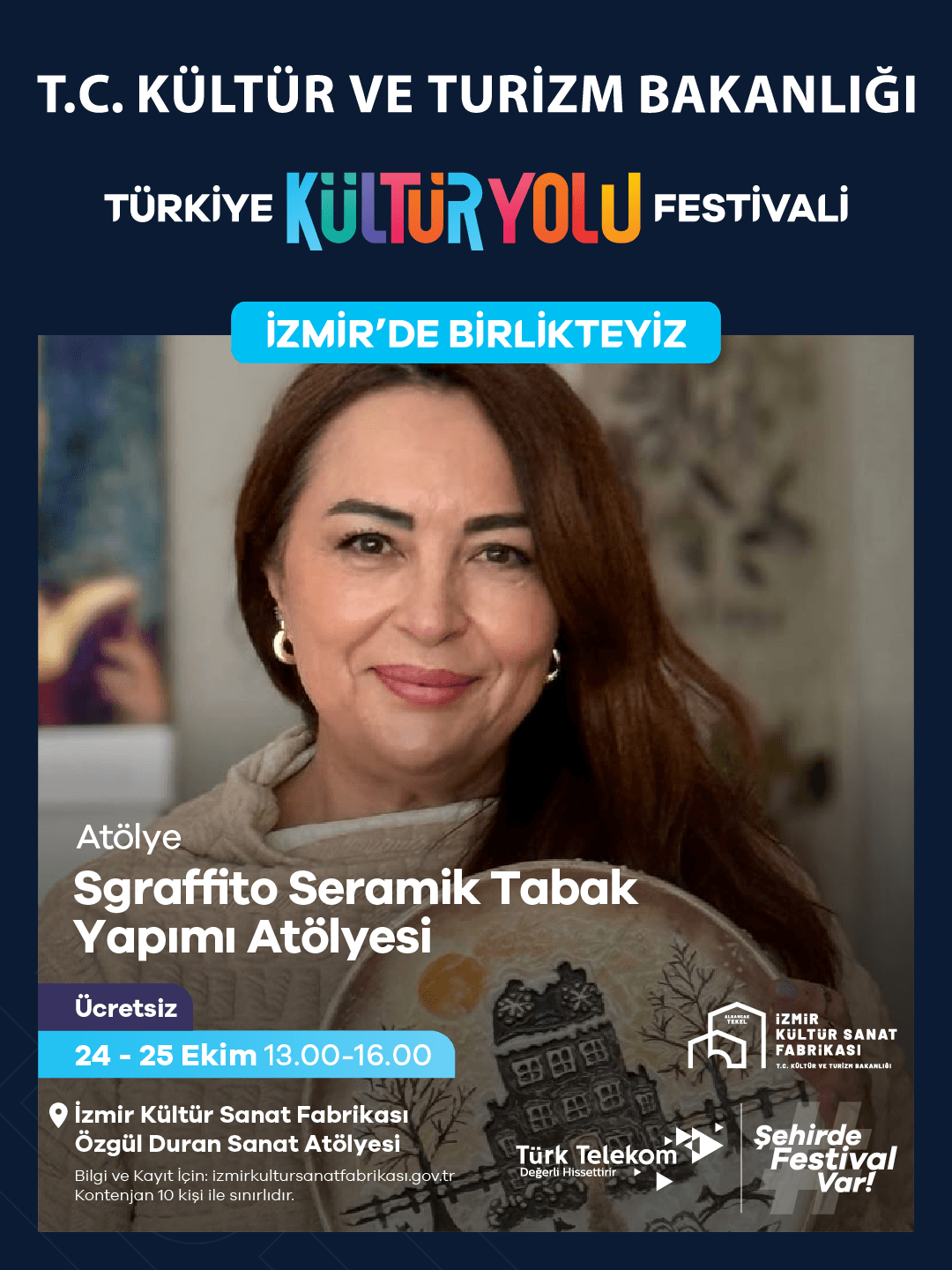 Sgraffito Seramik Tabak Yapımı Atölyesi