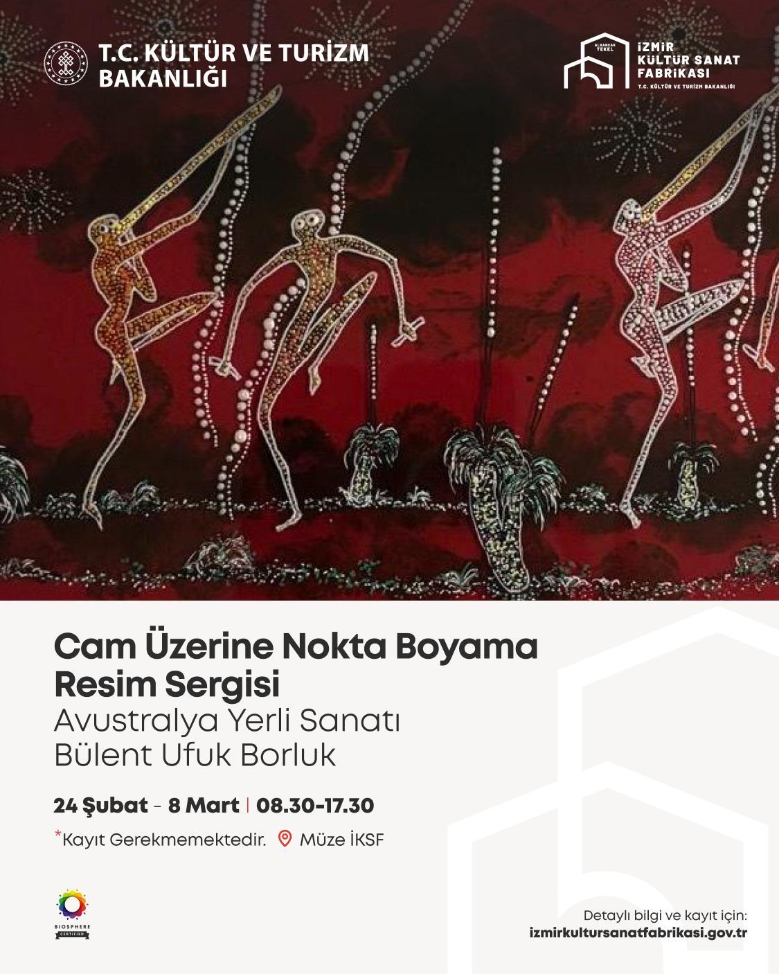 Cam Üzerine Nokta Boyama Resim Sergisi