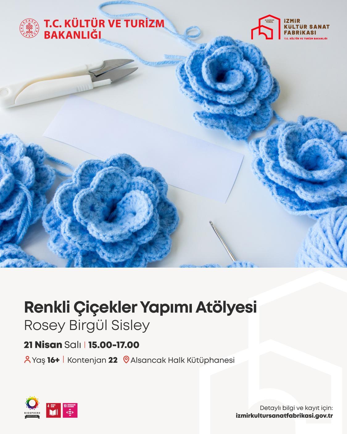 Renkli Çiçekler Yapımı Atölyesi