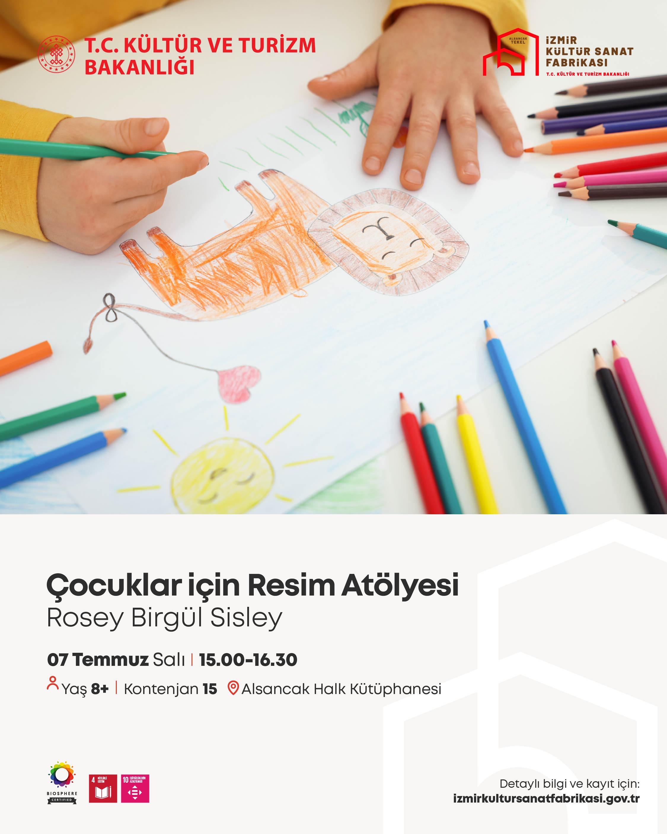 Çocuklar için Resim Atölyesi